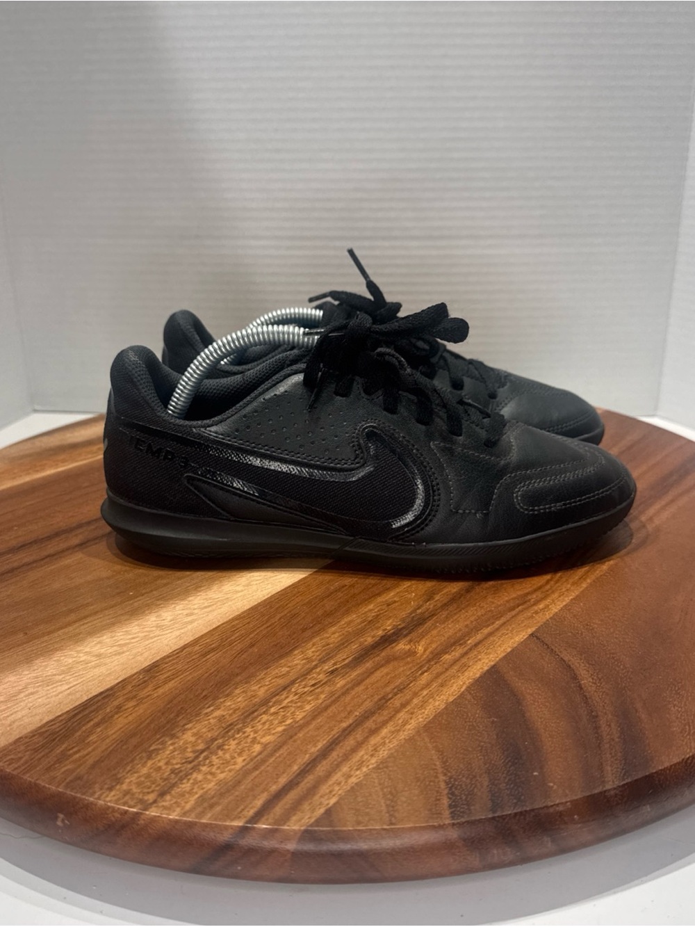 Nike Tiempo DA13332-001 Shadow Pack Indoor Soccer Shoes Youth Size 4.5Y